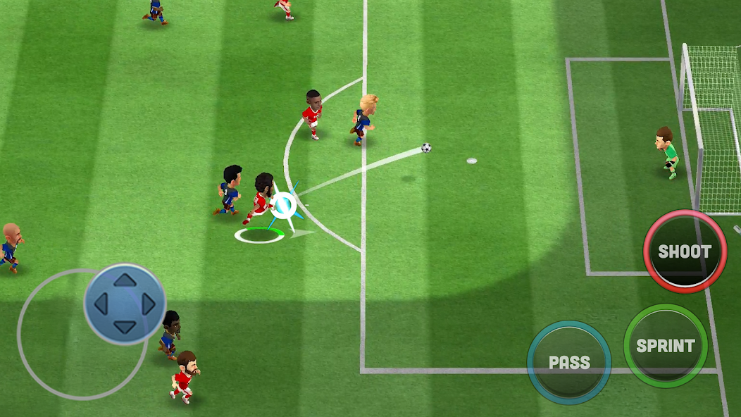 Gameplay screenshot 1 do Mini Football